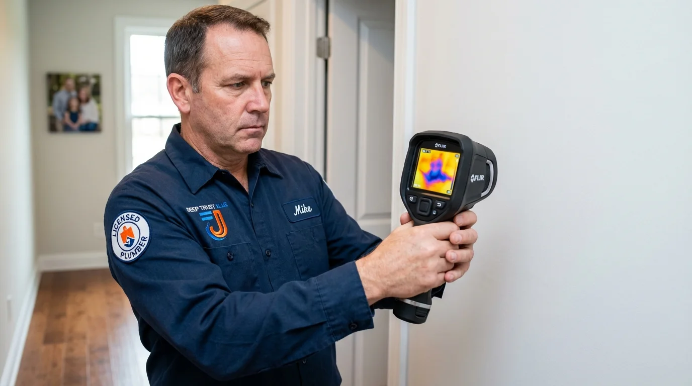 Thermal imaging leak detection by Johns Plumbing LLC in Absarokee